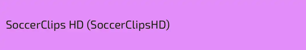 SoccerClips HD (SoccerClipsHD)